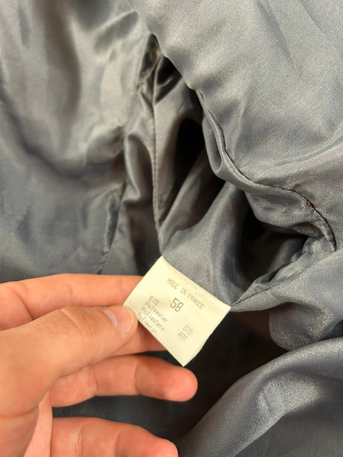 Zwarte impasse blazer in kostuumstijl gemaakt in Frankrijk van wol – photo 13